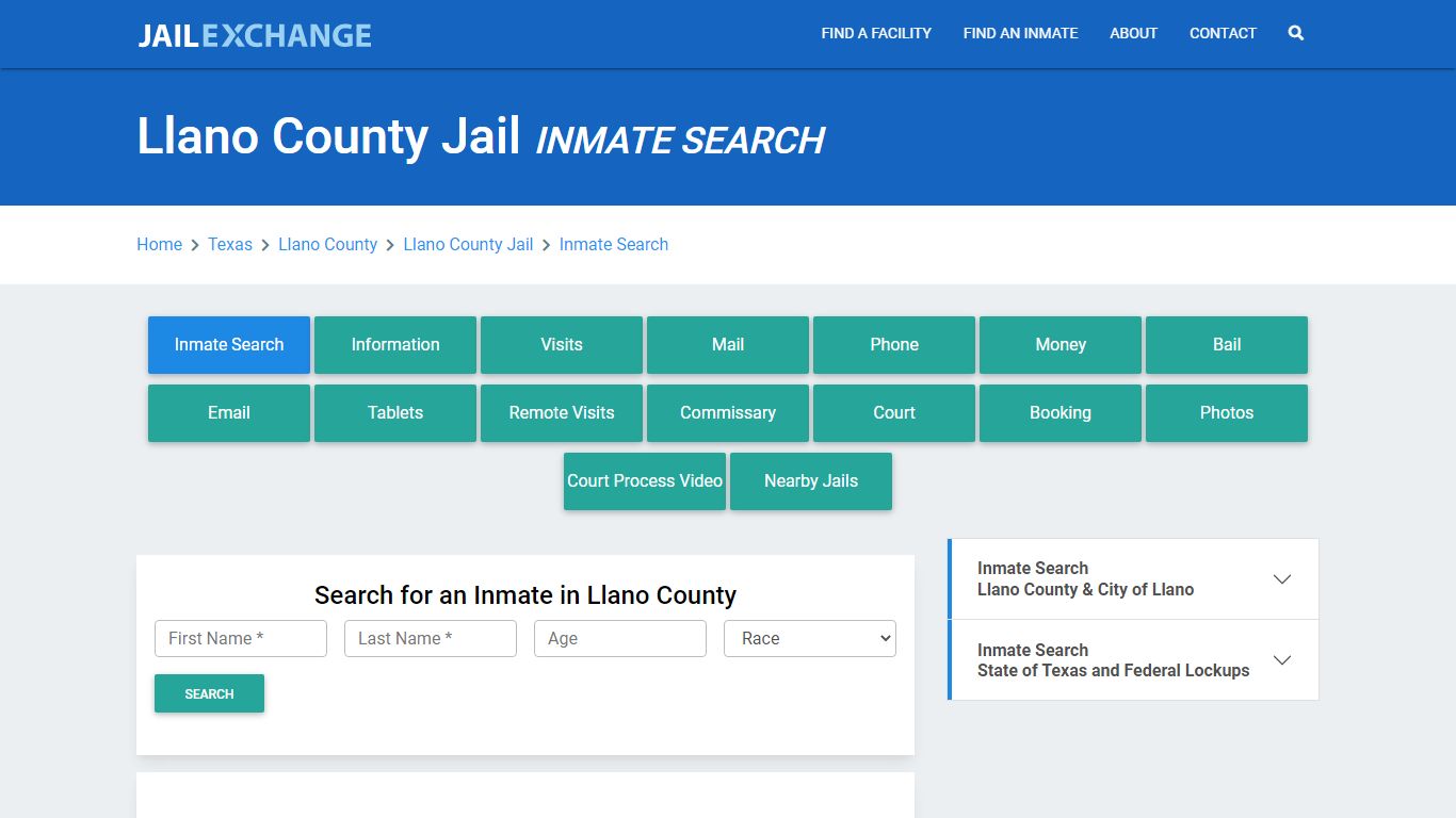 Llano County Jail, TX Inmate Search: Roster & Mugshots - Jail Exchange